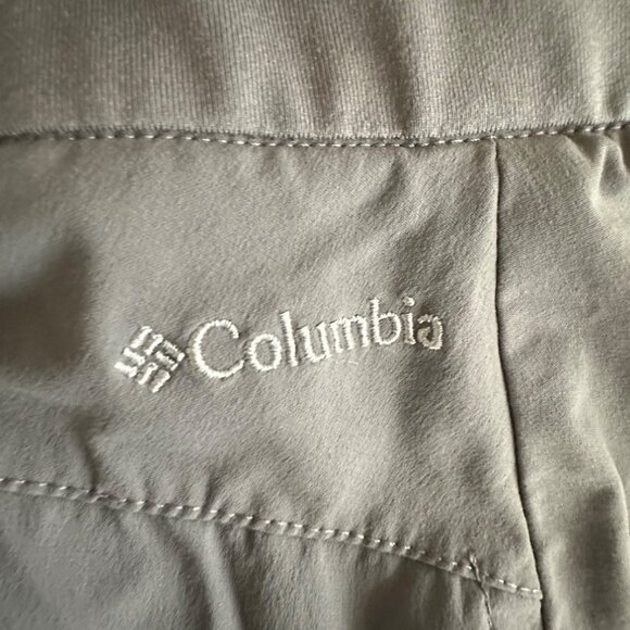Columbia Womens Gray Skort Size 13 Adjustable Drawstring Pockets Golf Tennis - Picture 3 of 10